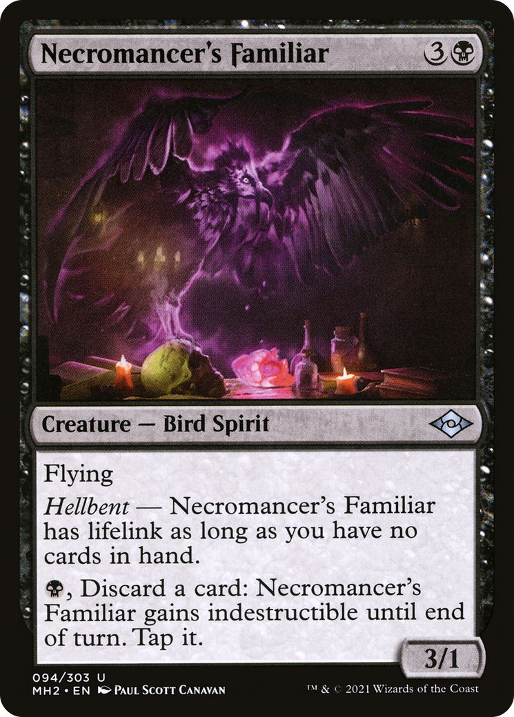 {C} Necromancer's Familiar [Modern Horizons 2] [MH2 094]