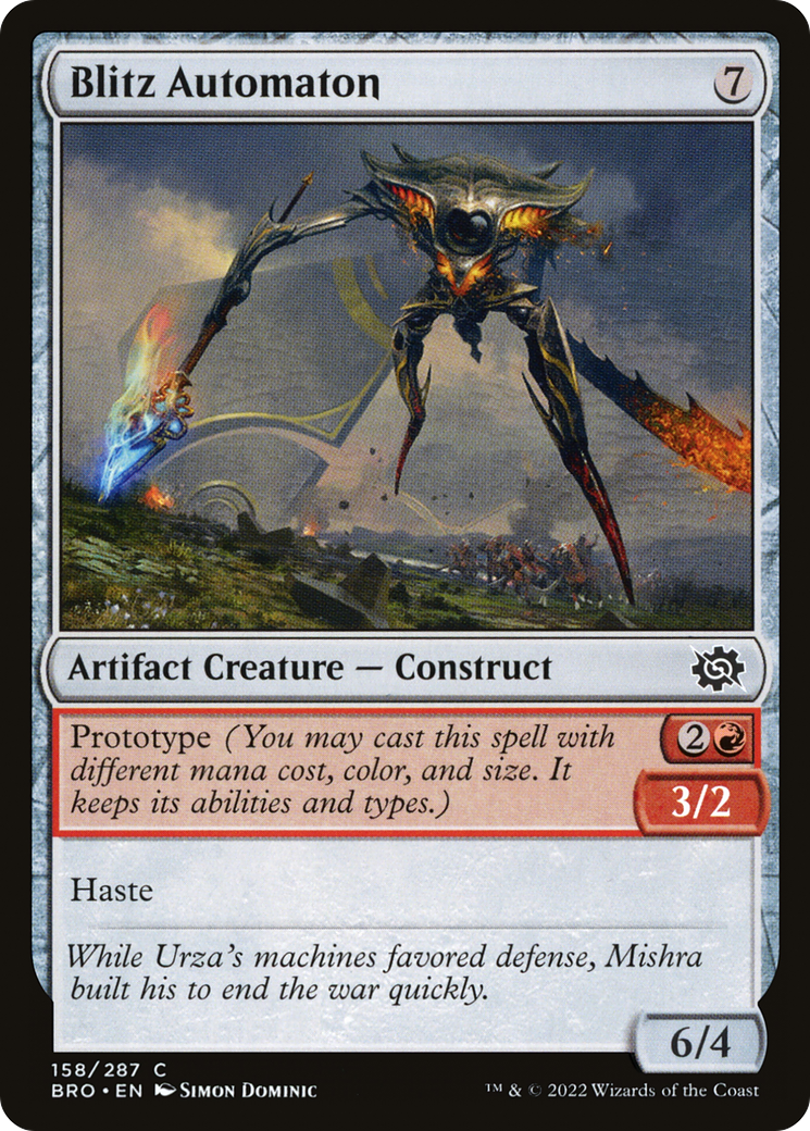 {C} Blitz Automaton [The Brothers' War][BRO 158]