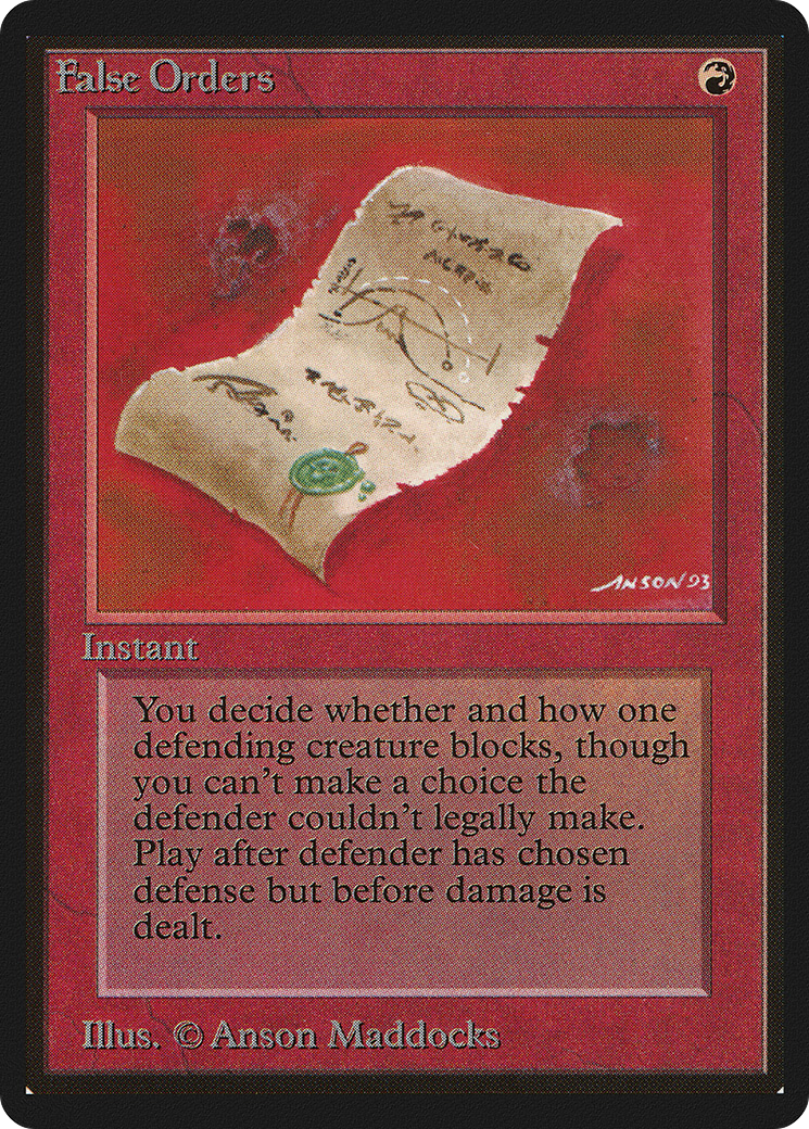 {C} False Orders [Beta Edition][LEB 148]