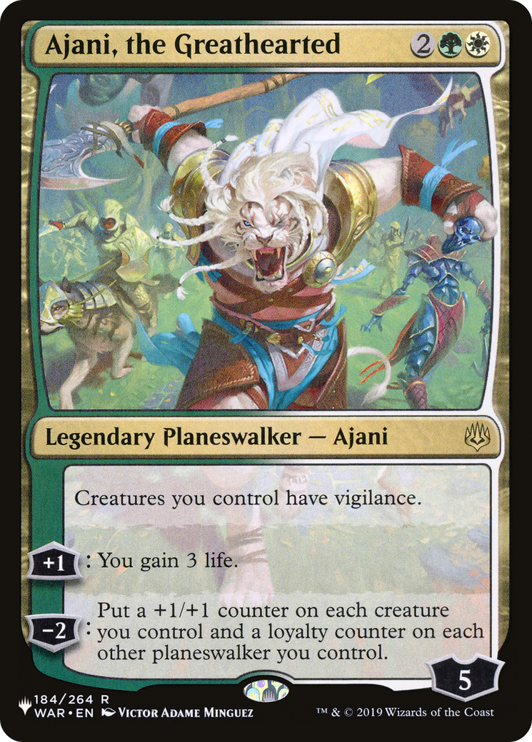 Ajani, the Greathearted [LIST 184/264]
