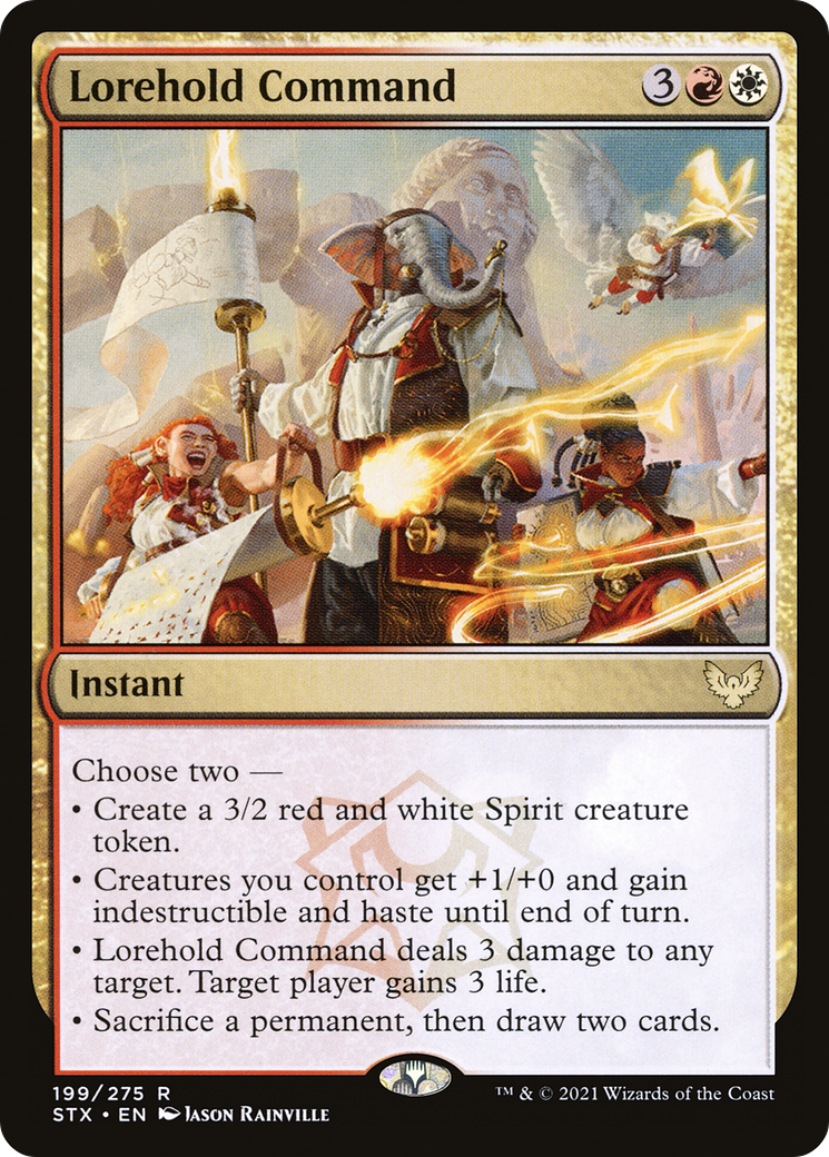 {R} Lorehold Command [Strixhaven: School of Mages][STX 199]