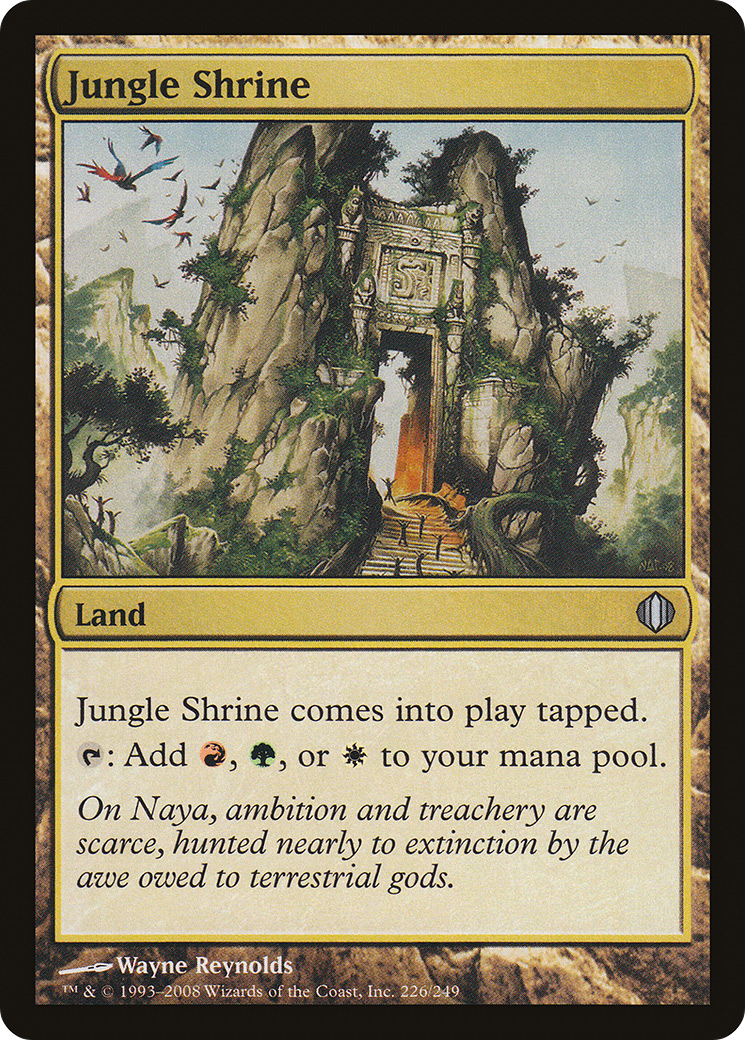 {C} Jungle Shrine [Shards of Alara][ALA 226]