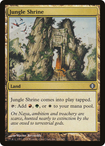 {C} Jungle Shrine [Shards of Alara][ALA 226]