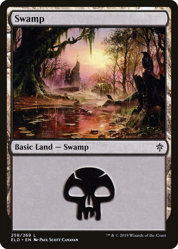{B}[ELD 258] Swamp (258) [Throne of Eldraine]