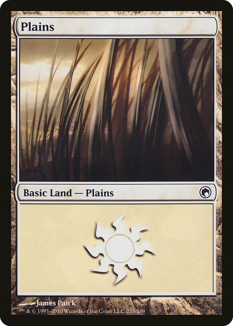 {B}[SOM 233] Plains (233) [Scars of Mirrodin]
