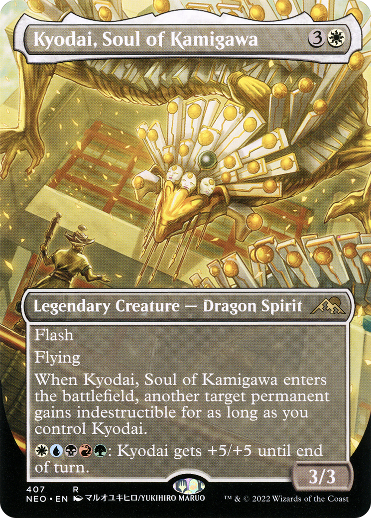 {R} Kyodai, Soul of Kamigawa (Borderless Alternate Art) [Kamigawa: Neon Dynasty][NEO 407]