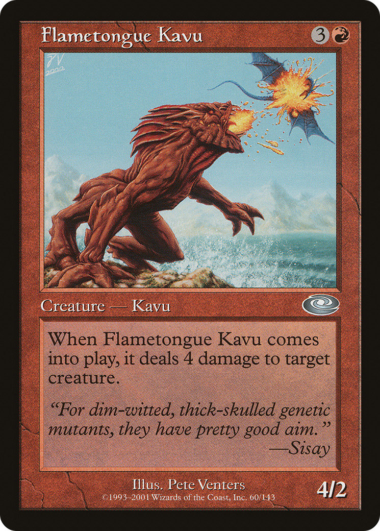 {C} Flametongue Kavu [Planeshift][PLS 060]