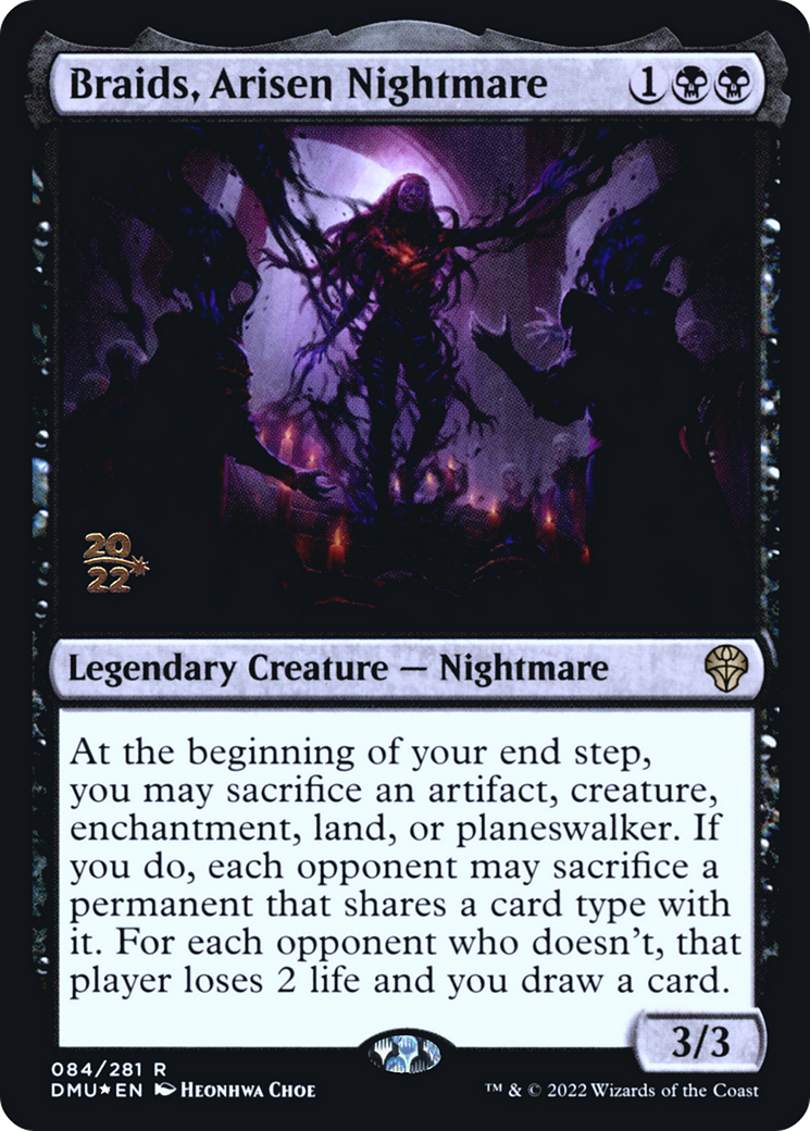 {R} Braids, Arisen Nightmare [Dominaria United Prerelease Promos][PR DMU 084]