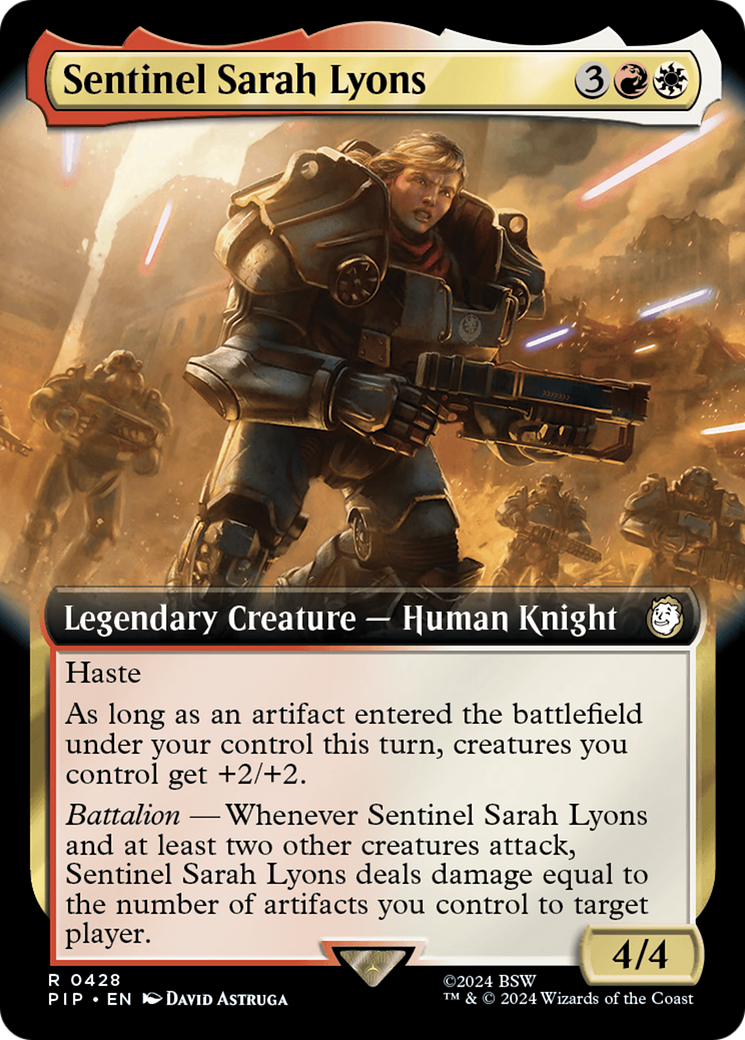 {R} Sentinel Sarah Lyons (Extended Art) [Fallout][PIP 428]