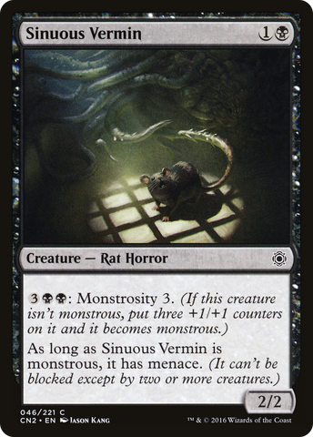 {C} Sinuous Vermin [Conspiracy: Take the Crown][CN2 046]
