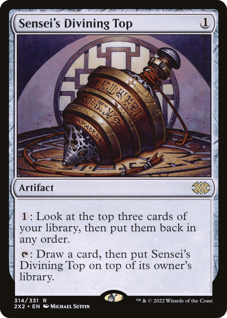 {R} Sensei's Divining Top [Double Masters 2022][2X2 314]