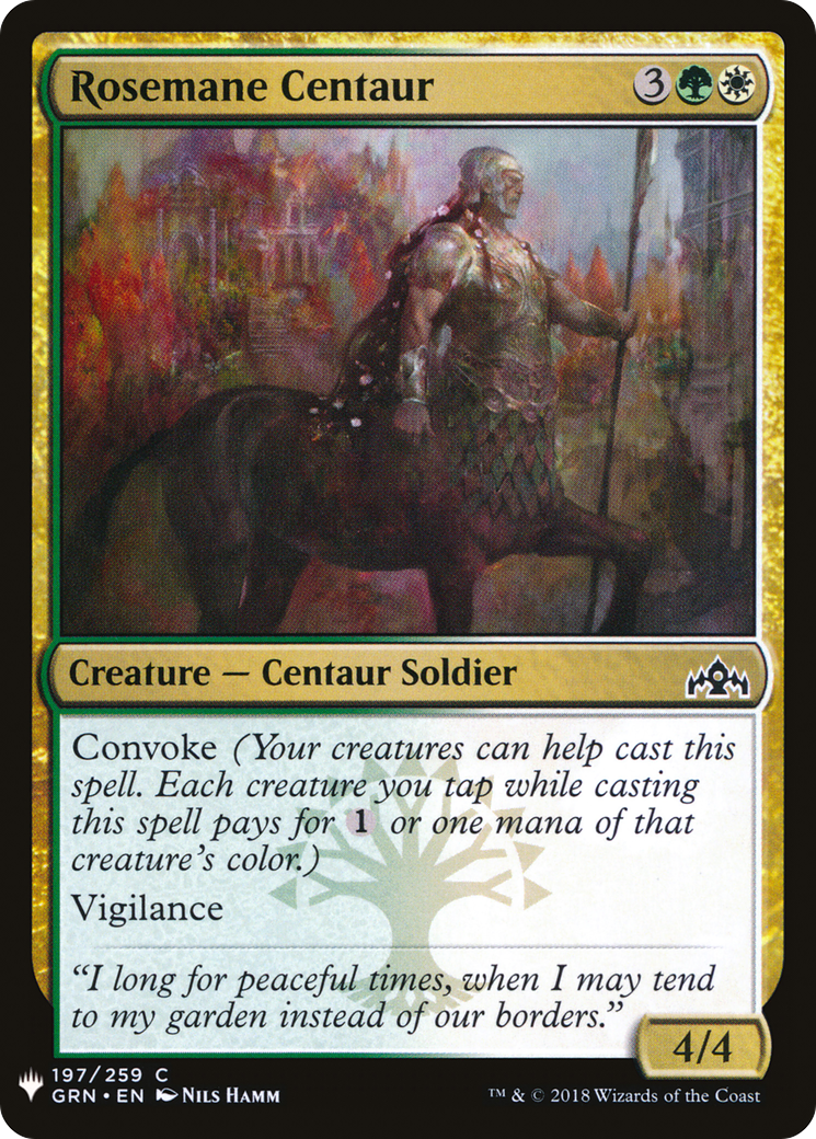 {C} Rosemane Centaur [Mystery Booster][LS GRN 197]
