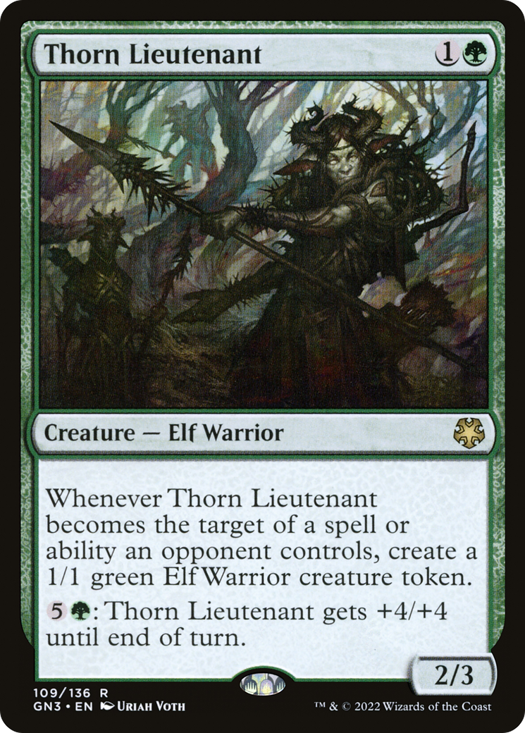 {R} Thorn Lieutenant [Game Night 2022][GN3 109]
