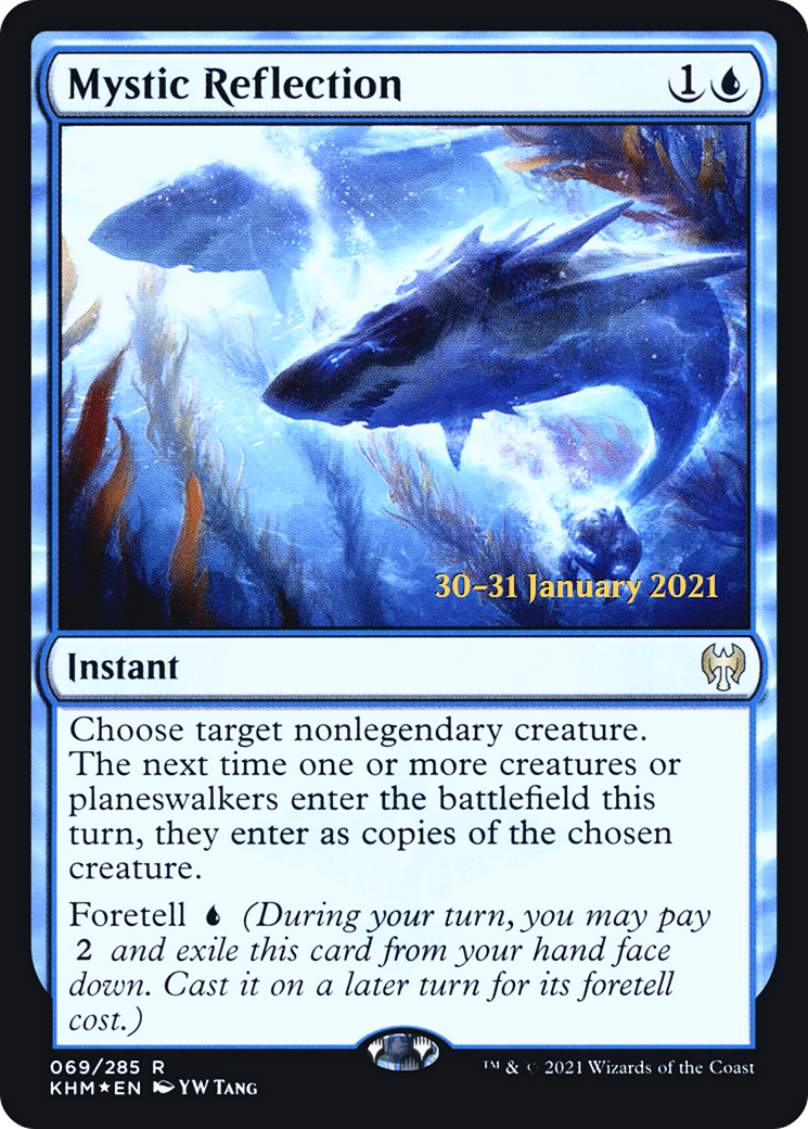 {R} Mystic Reflection [Kaldheim Prerelease Promos][PR KHM 069]