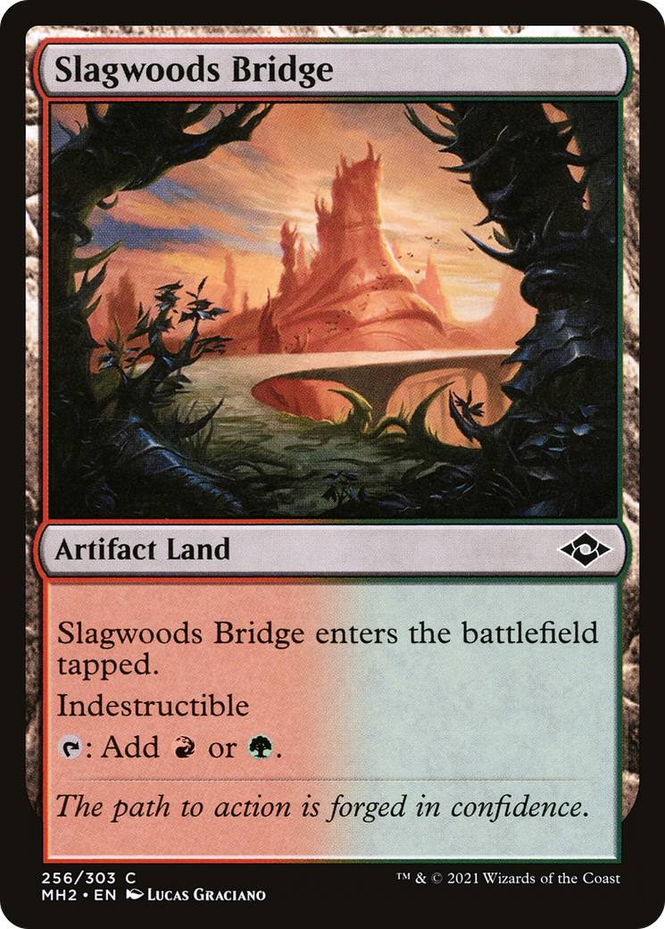 {C} Slagwoods Bridge (Foil) [Modern Horizons 2] [MH2 256]