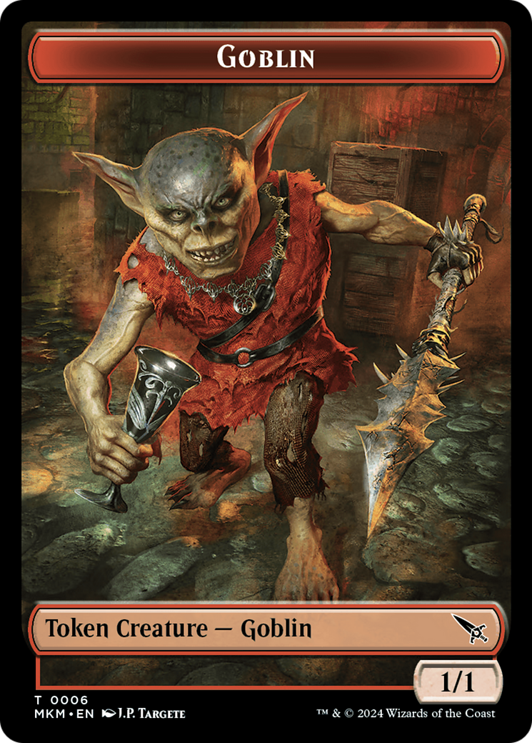 {T} Detective // Goblin Double-Sided Token [Murders at Karlov Manor Tokens][TMKM 10//6]