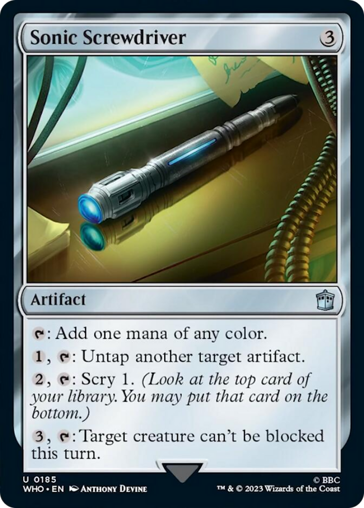 {C} Sonic Screwdriver (0185) [Doctor Who][WHO 185]