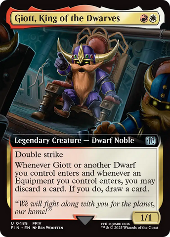 {@C} Giott, King of the Dwarves (Extended Art) [FINAL FANTASY][FIN 488]