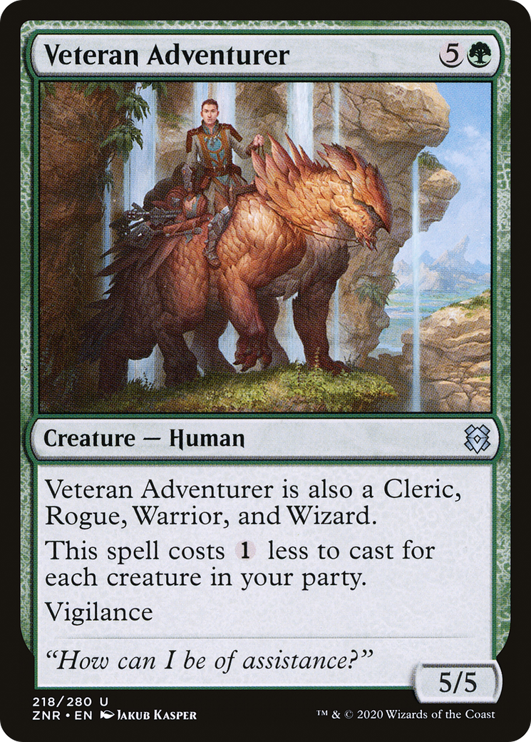 {C} Veteran Adventurer [Zendikar Rising][ZNR 218]