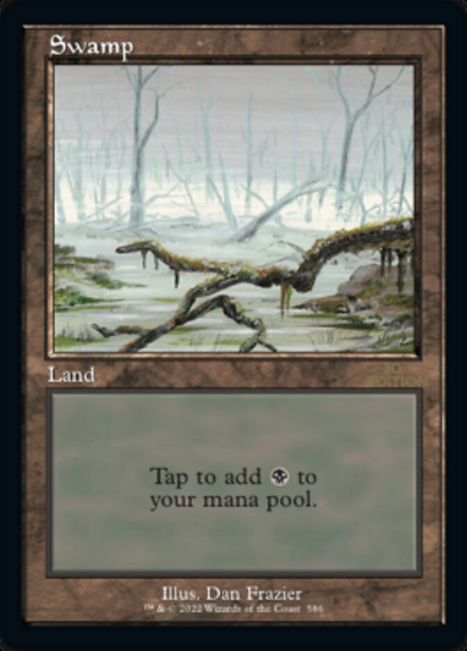 {B} Swamp (Retro) (586) [30th Anniversary Edition][30A 586]