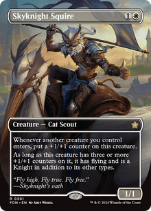 {@R} Skyknight Squire (Borderless) [Foundations][FDN 301]