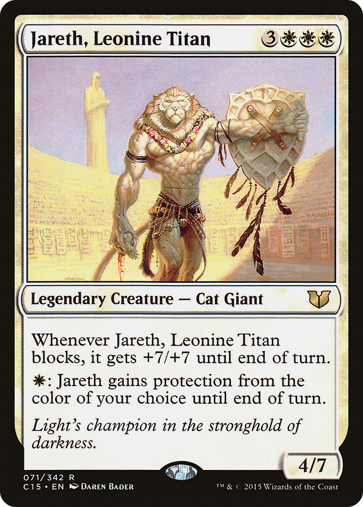 {R} Jareth, Leonine Titan [Commander 2015][C15 071]