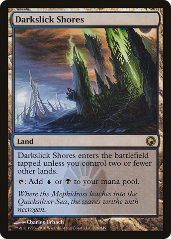 {R} Darkslick Shores [Scars of Mirrodin][SOM 226]