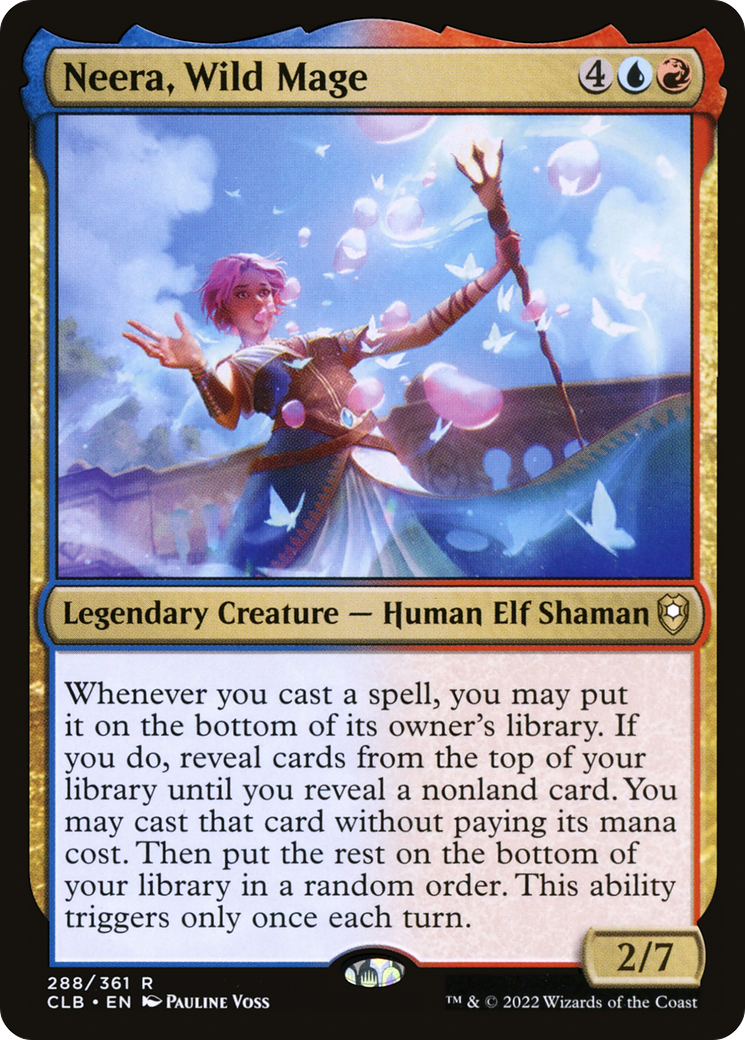 {R} Neera, Wild Mage [Commander Legends: Battle for Baldur's Gate][CLB 288]