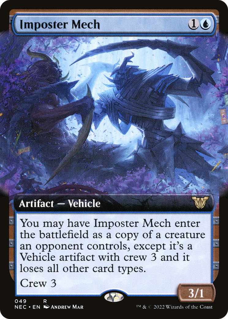 {R} Imposter Mech (Extended Art) [Kamigawa: Neon Dynasty Commander][NEC 049]