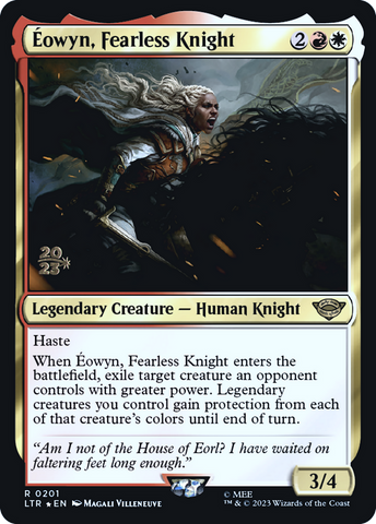 {R} Eowyn, Fearless Knight [The Lord of the Rings: Tales of Middle-Earth Prerelease Promos][PR LTR 201]