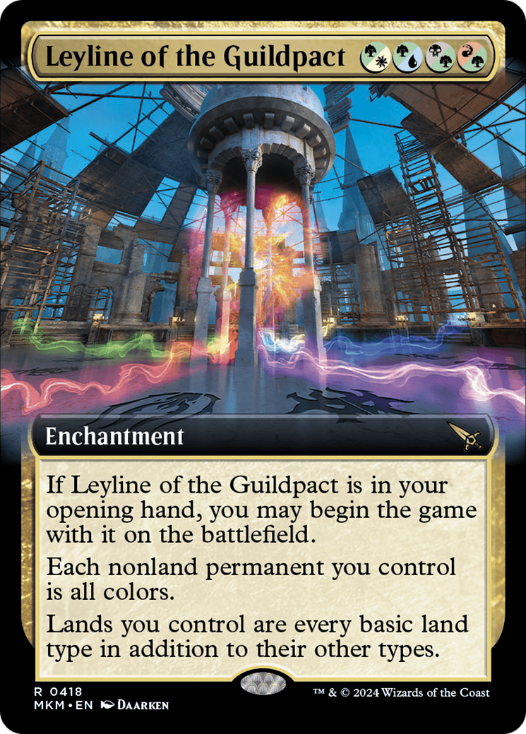 {@R} Leyline of the Guildpact (Extended Art) [Murders at Karlov Manor][MKM 418]
