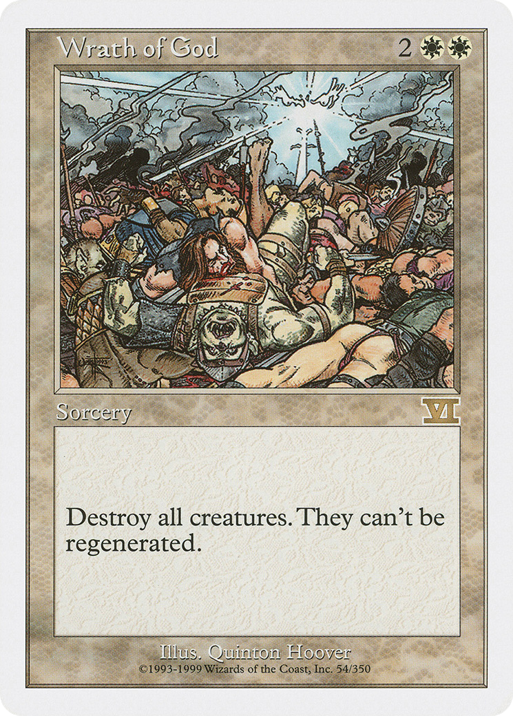 {R} Wrath of God [Classic Sixth Edition][6ED 054]