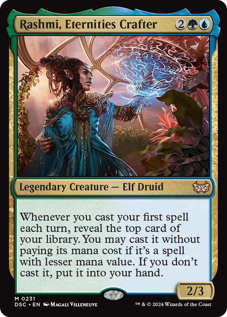 {R} Rashmi, Eternities Crafter [Duskmourn: House of Horror Commander][DSC 231]