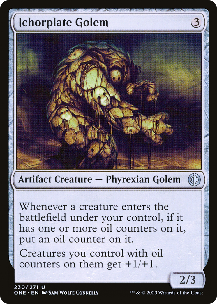 {C} Ichorplate Golem [Phyrexia: All Will Be One][ONE 230]