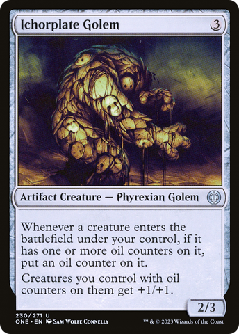 {C} Ichorplate Golem [Phyrexia: All Will Be One][ONE 230]