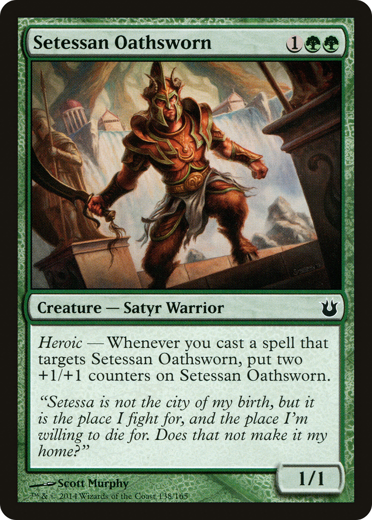 {C} Setessan Oathsworn [Born of the Gods][BNG 138]