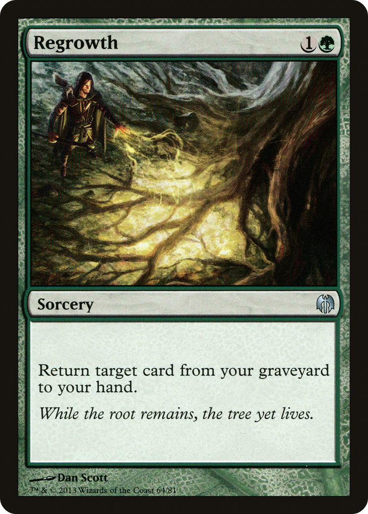 {C} Regrowth [Duel Decks: Heroes vs. Monsters][DDL 064]