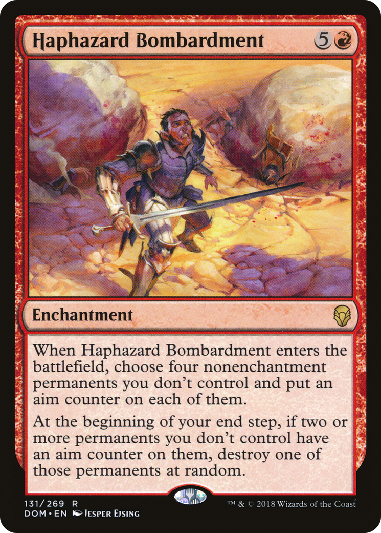 {R} Haphazard Bombardment [Dominaria][DOM 131]