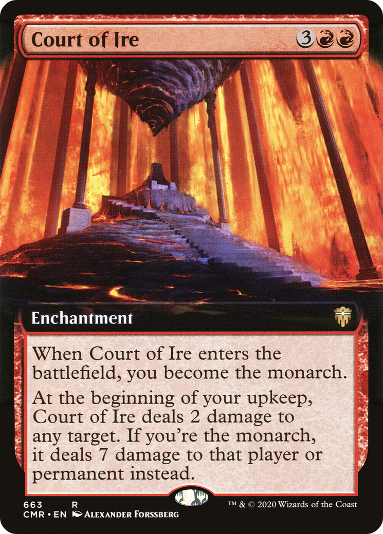 {R} Court of Ire (Extended Art) [Commander Legends][CMR 663]