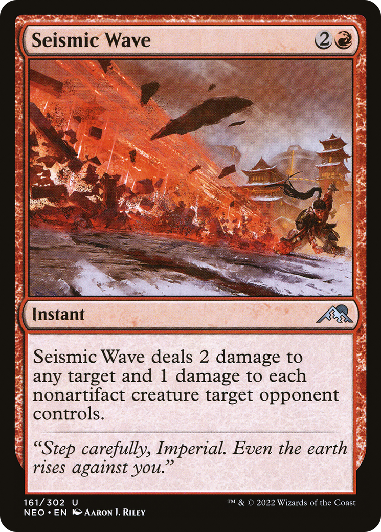 {C} Seismic Wave [Kamigawa: Neon Dynasty][NEO 161]
