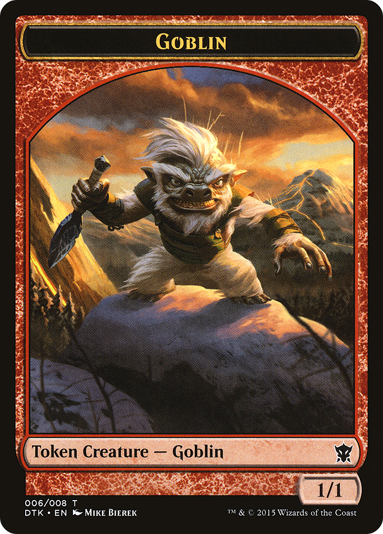 {T} Goblin Token [Dragons of Tarkir Tokens][TDTK 006]