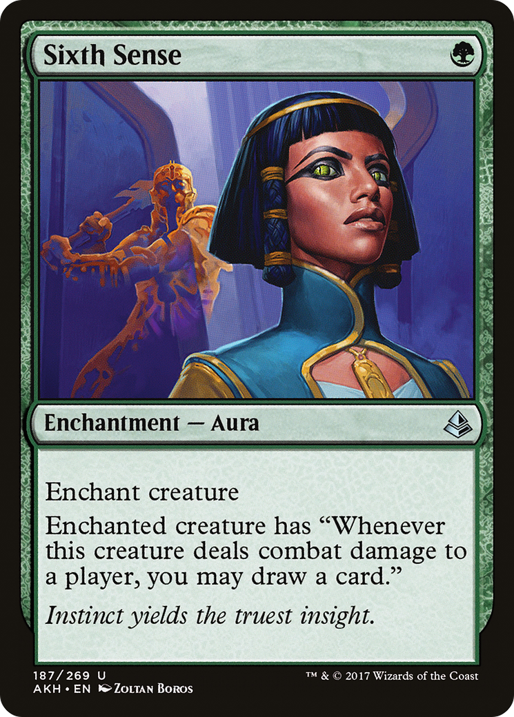 {C} Sixth Sense [Amonkhet][AKH 187]