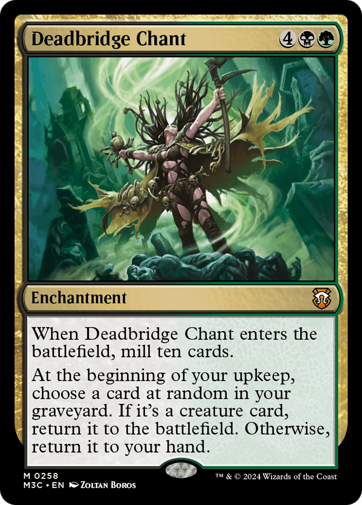 {R} Deadbridge Chant (Ripple Foil) [Modern Horizons 3 Commander][RPF M3C 258]
