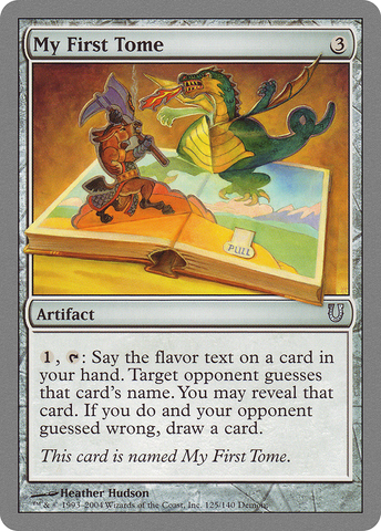 {C} My First Tome [Unhinged][UNH 125]