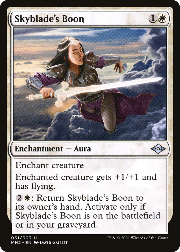 {C} Skyblade's Boon (Foil) [Modern Horizons 2] [MH2 031]