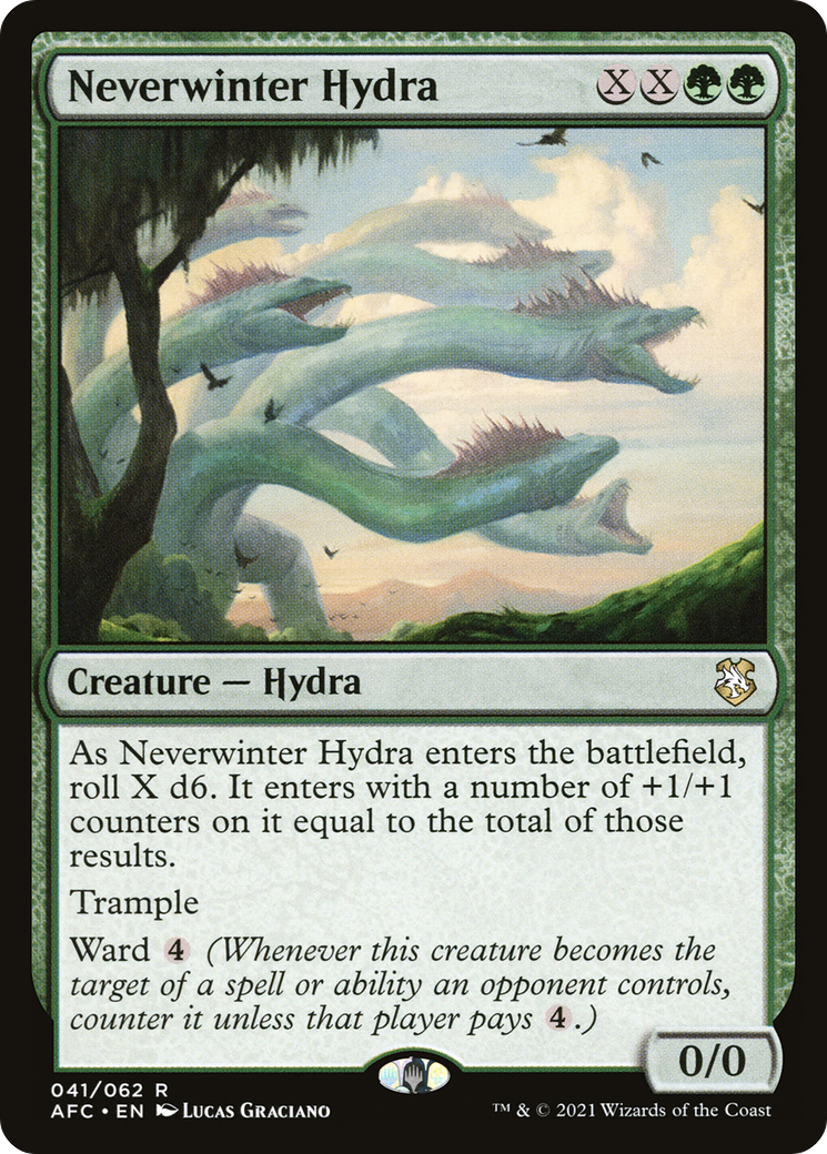 {R} Neverwinter Hydra [Dungeons & Dragons: Adventures in the Forgotten Realms Commander][AFC 041]