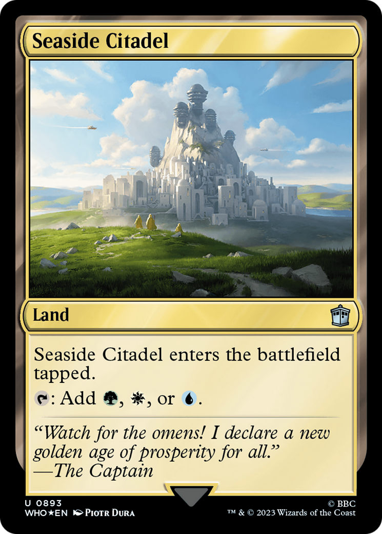{C} Seaside Citadel (Surge Foil) [Doctor Who][WHO 893]