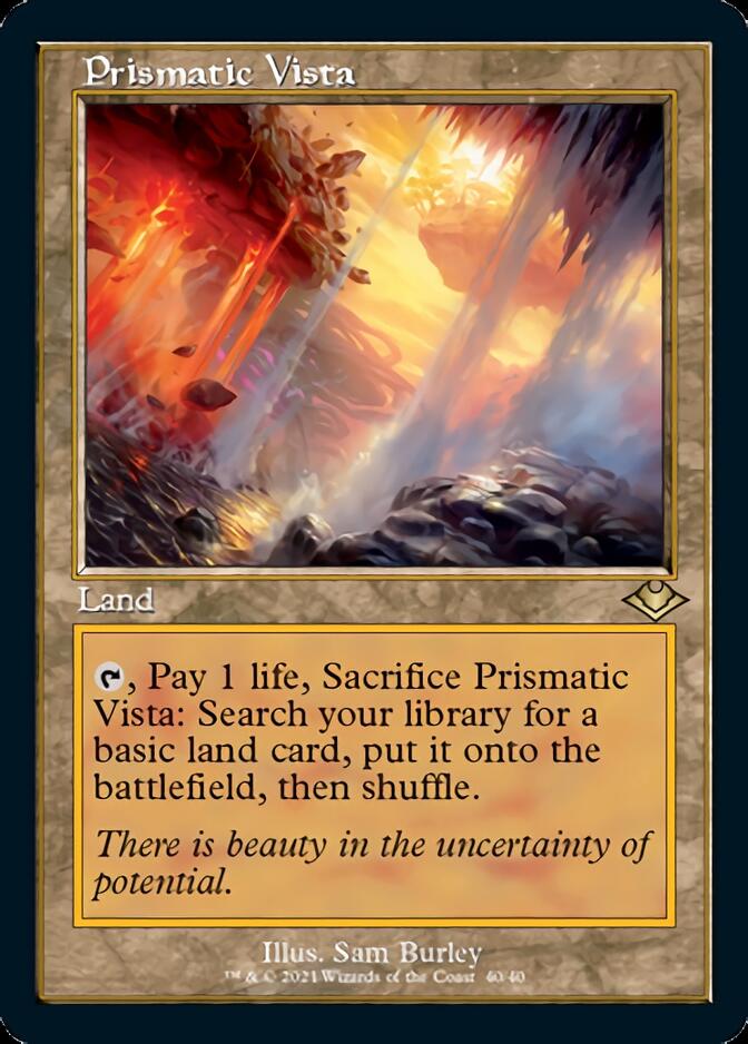 {R} Prismatic Vista (Retro Foil Etched) [Modern Horizons 2][RF ET MH1 040]