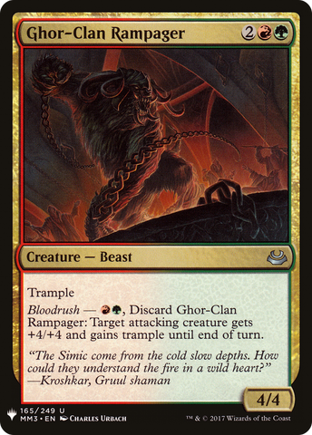 {C} Ghor-Clan Rampager [Mystery Booster][LS MM3 165]
