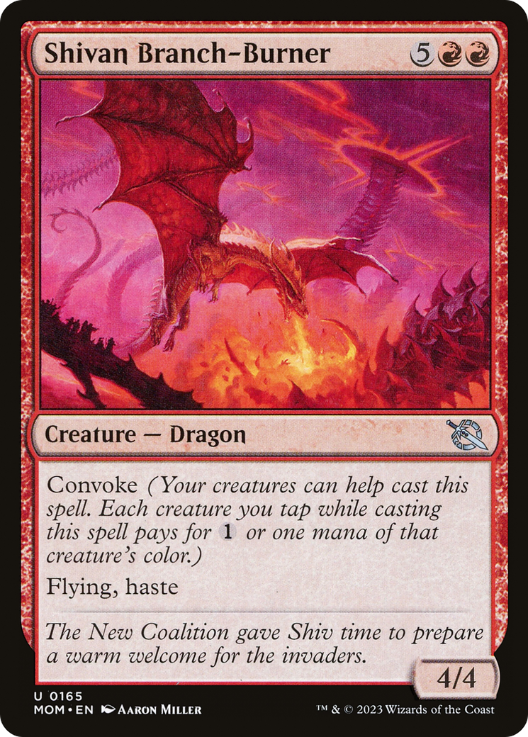 {C} Shivan Branch-Burner [March of the Machine][MOM 165]